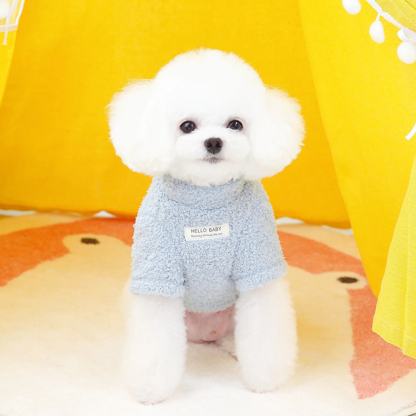 Winter Dog Sweater Warm Plush Dog Clothes for Small Medium Dogs Cats Soft Puppy Coat Jacket Chihuahua Teddy Costums Dog Supplies