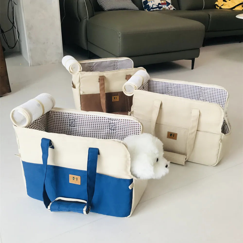 Pets Home Dog Carrier Purse,Cat Carrier, Pet Travel Portable Bag Carrier for Cat and Small Dog Home & Outdoor, Car Seat Pet