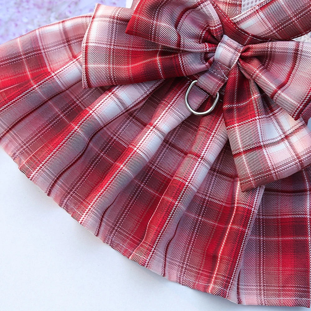 Dog Summer Dress Cat Skirt Pet Clothing Chihuahua Lattice Skirt Puppy Cat Princess Apparel Cute Puppy Clothes Pet Product