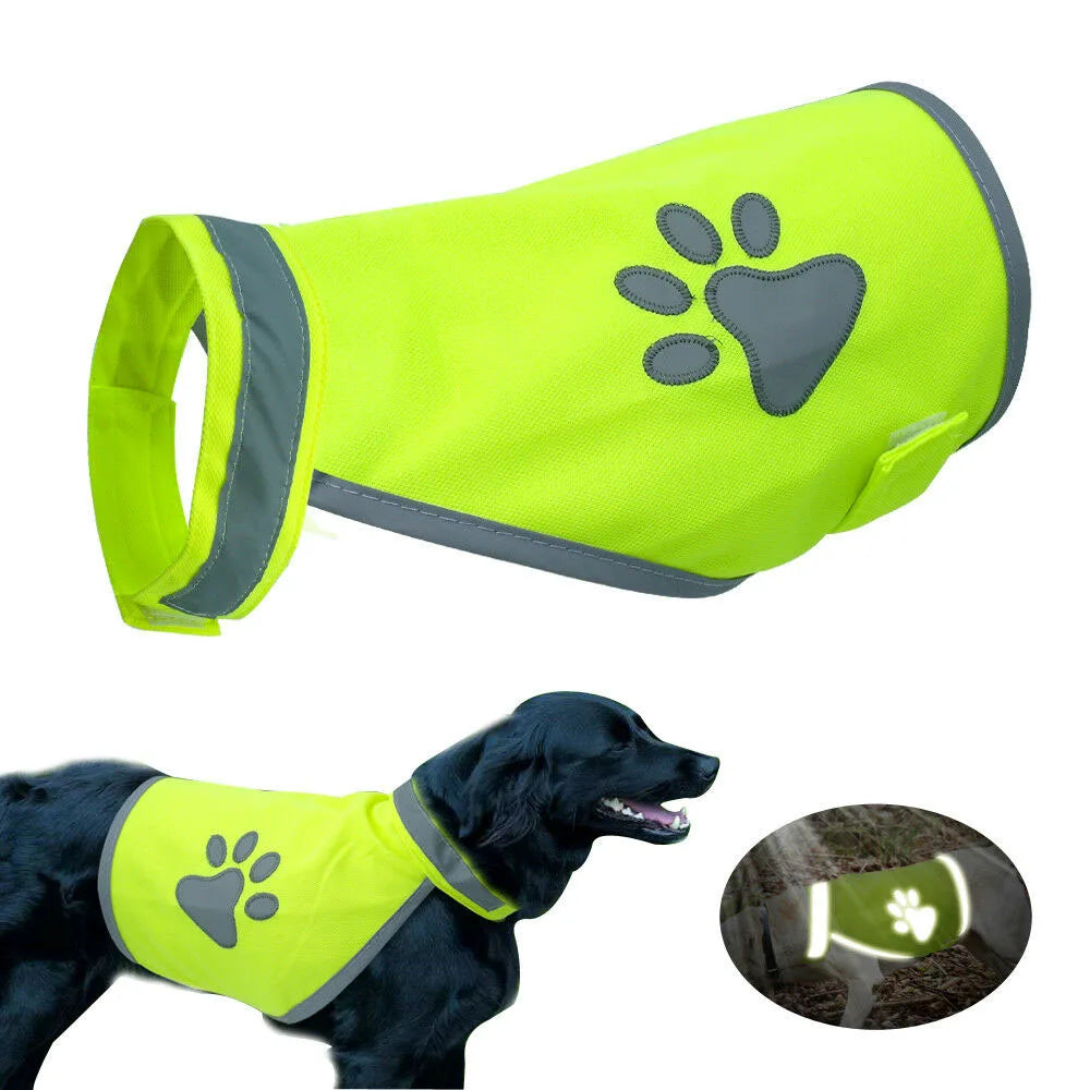 Reflective Dog Vest Clothes Breathable Pet Puppy Dog Safety Outdoor Walking Running Vests For Small Medium Large Dogs Chihuahua