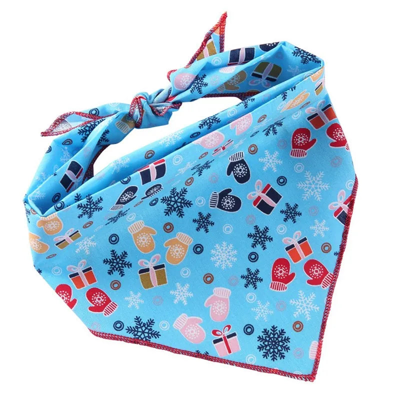 Soft Flower Pattern Pet Dog Triangle Bandana Cat Puppy Kerchief Pet Bibs Dog Accessories Pet Neckerchief Scarf Dog Saliva Towel