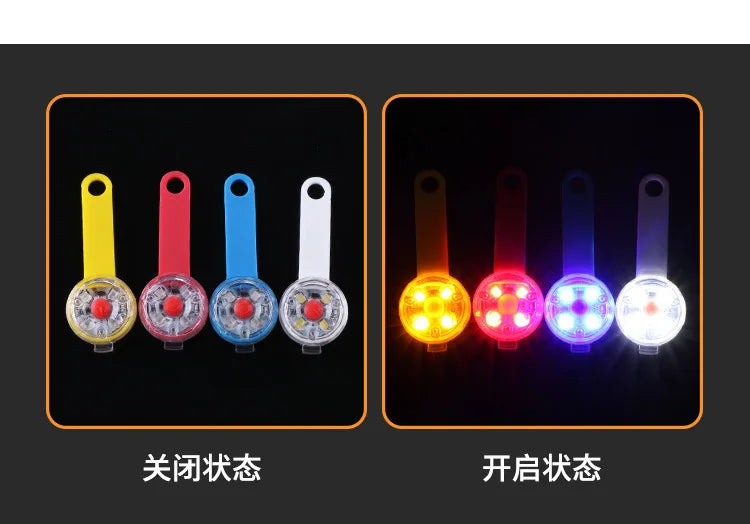 LED Pet Dog Cat Collar Pendant Night Safety Cat Luminous Light IPX7 Waterproof Flashing Harness With Light for Dog Accessories