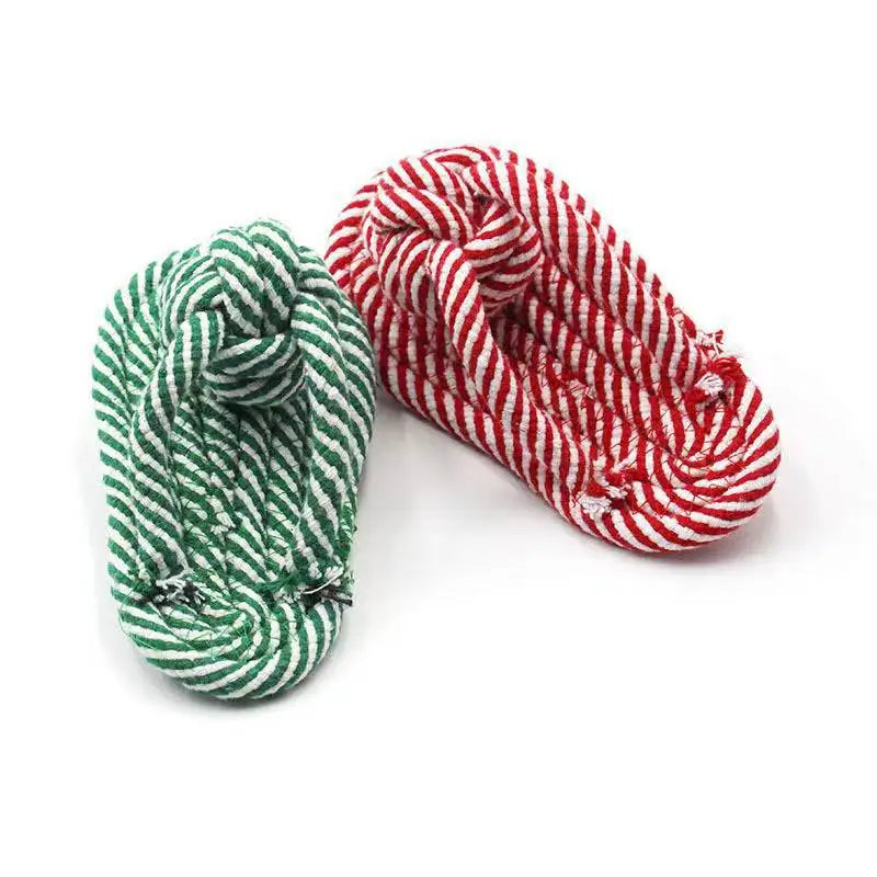 1PC Dog Toy Carrot Knot Rope Ball Cotton Rope Dumbbell Puppy Cleaning Teeth Chew Toy Durable Braided Bite Resistant Pet Supplies