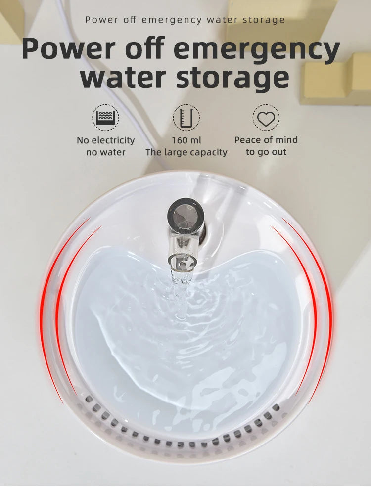 Fontaine à boire intelligente pour chat, distributeur d'eau automatique pour animaux de compagnie, bol à boire pour chat, filtre, fournitures pour chiots et chats