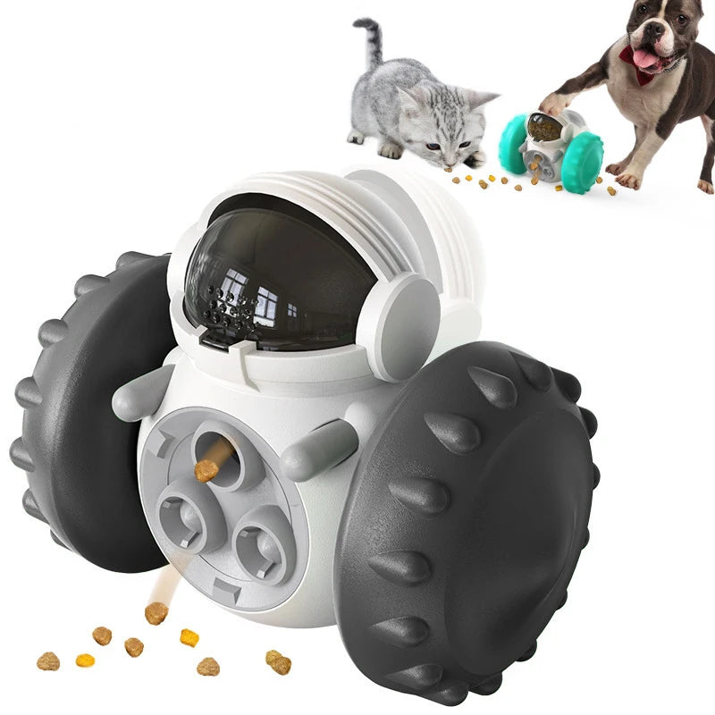 Dog Treat Leaking Toy Pet Puzzle Interactive Tumbler Toy Puppy Cat Slow Food Feeder Dispenser Dog Training Supplies