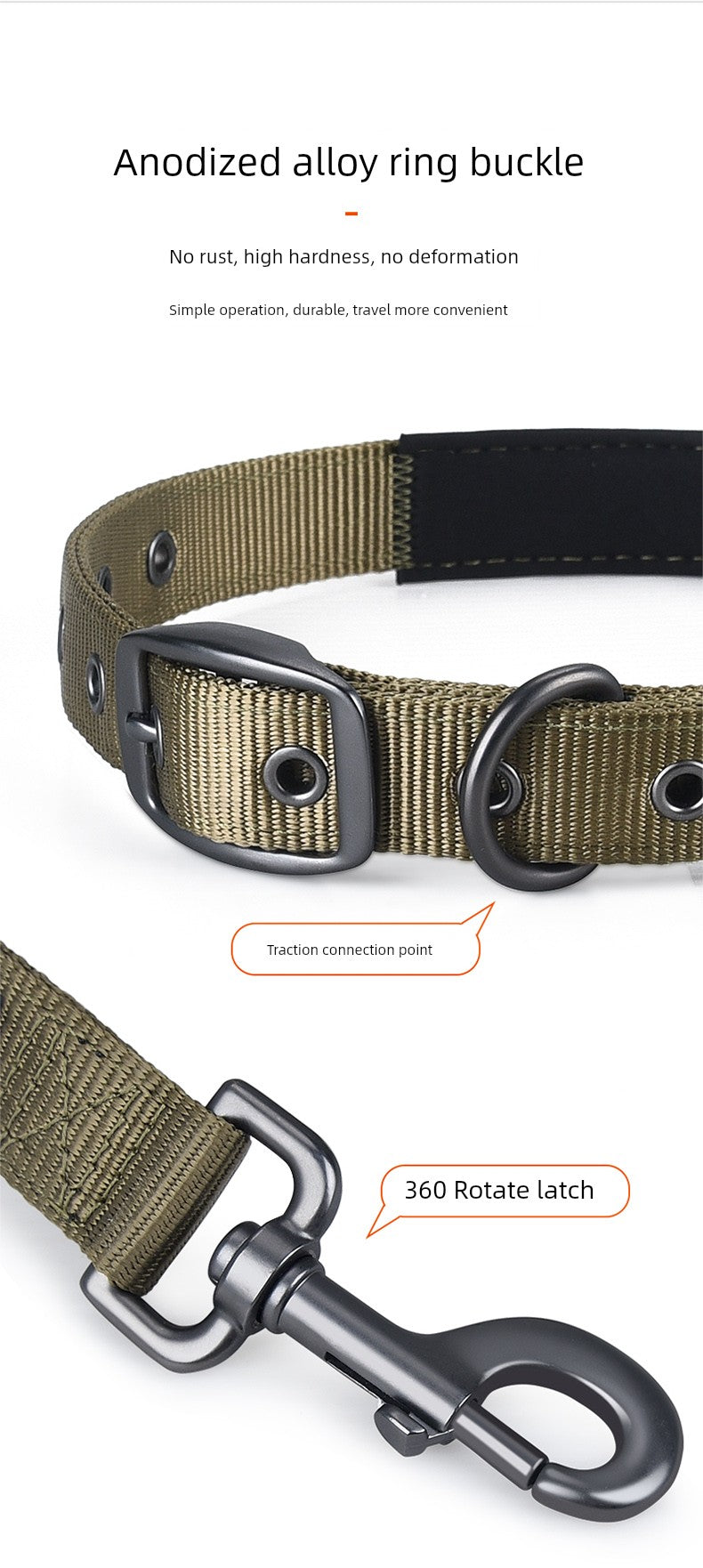 Adjustable Nylon Strap Dog Harness