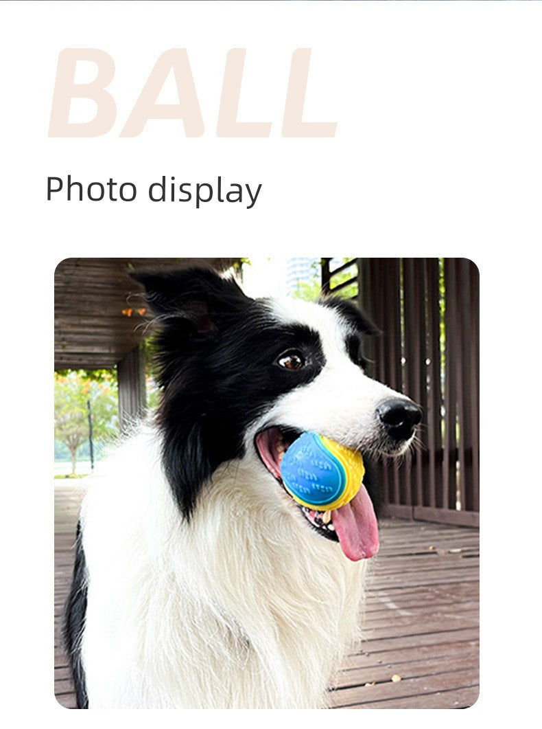 Vocalization Bite-Resistant Ball Elastic Interactive Self-Hi Relieving Stuffy Dog