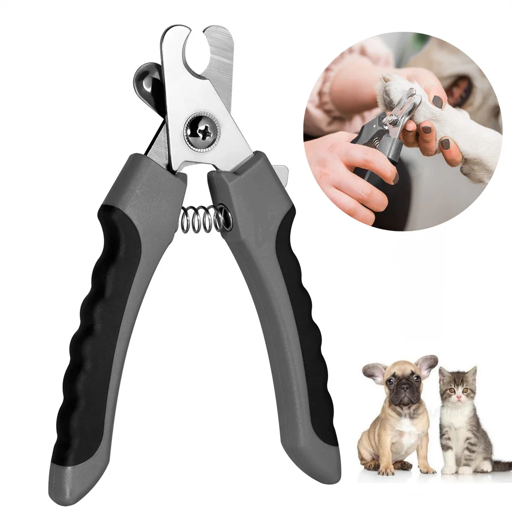 Dog Nail Clipper Professional Pet Nail Clipper with Safety Guard Pet Nail Clippers for Medium Large Dogs Cats Pet Grooming Tools