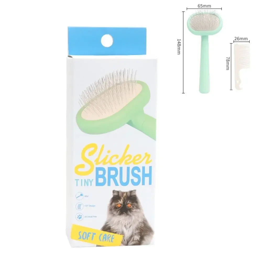 Pet Hair Shedding Comb Dog Cat Brush Grooming Long Hair Indoor Cats Brush Hair Remover Cleaning Beauty Slicker Pet Supplies