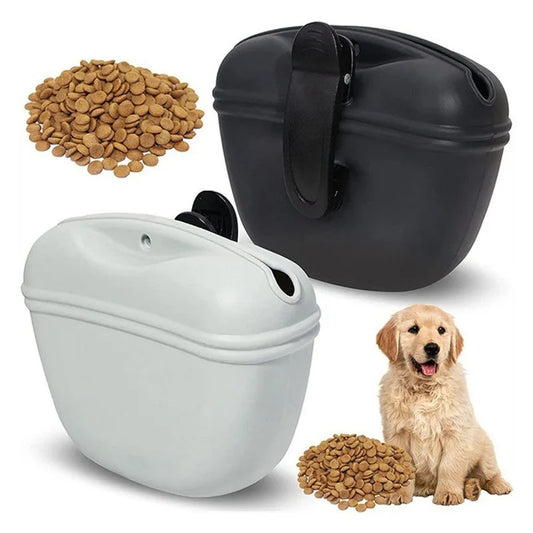 Silicone Dog Treat Bag Outdoor Feeder Puppy Snack Pouch Food Reward Storage Bag Pet Supplies Pet Portable Dog Training Waist Bag