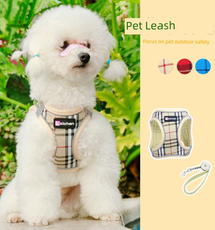 New Arrival Vest Dog Hand Holding Rope Small and Medium-Sized Dogs Teddy Bichon Pomeranian Hand Holding Rope Pet Walking Dog Special Rope