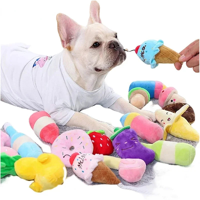 Jouets en peluche pour chiots et chiens de petite et moyenne taille, jouets à mâcher agressifs pour animaux de compagnie, produits pour chats, accessoires pour chiots