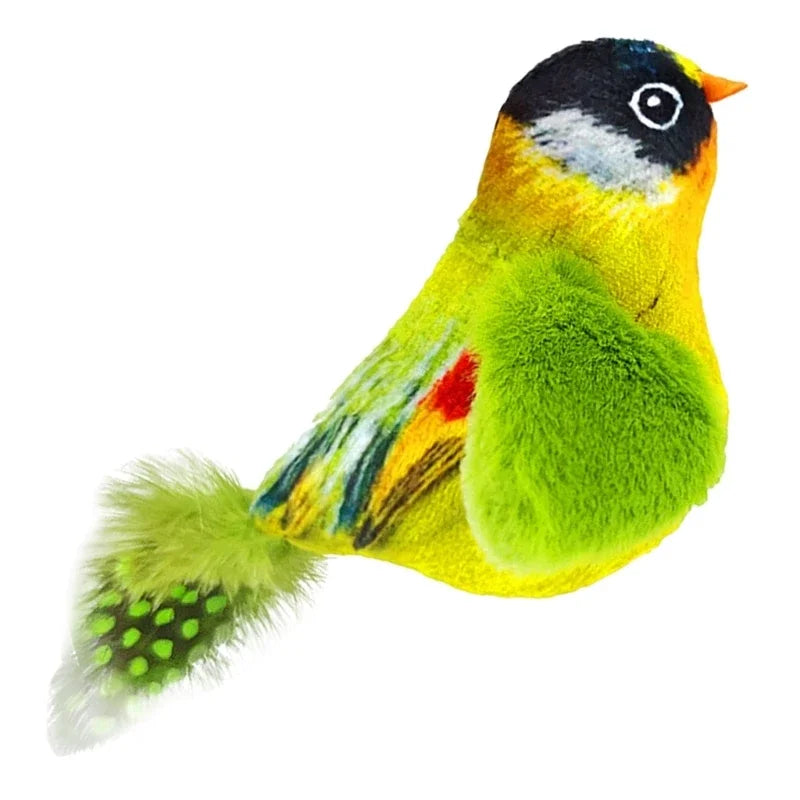 Toy Indoor Interactive Birds Toy for Cat Chasing Teasing Toy