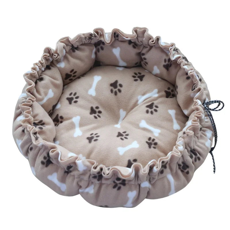 Pet Cushion For Cats Puppies Pet Adjustable Pet Bed Nest Bed Supplies Drawstring Creative Soft Warm Nest Dual-Use