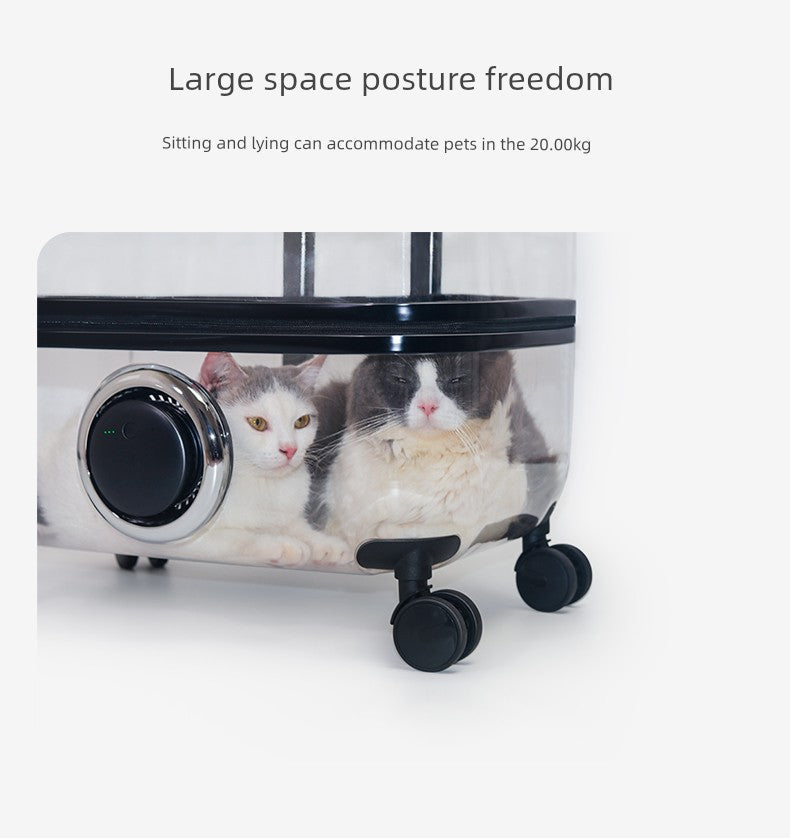 Space Capsule Trolley Large Cat Backpack Trolley Case