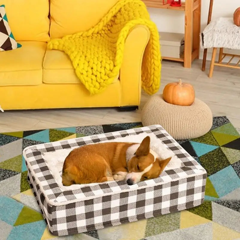 Dog Bed Pet Soft Couch Washable Dog Bed Dog Furniture Removable Dog Beds Puppy Sleeping Bed For Small Medium Large Pets