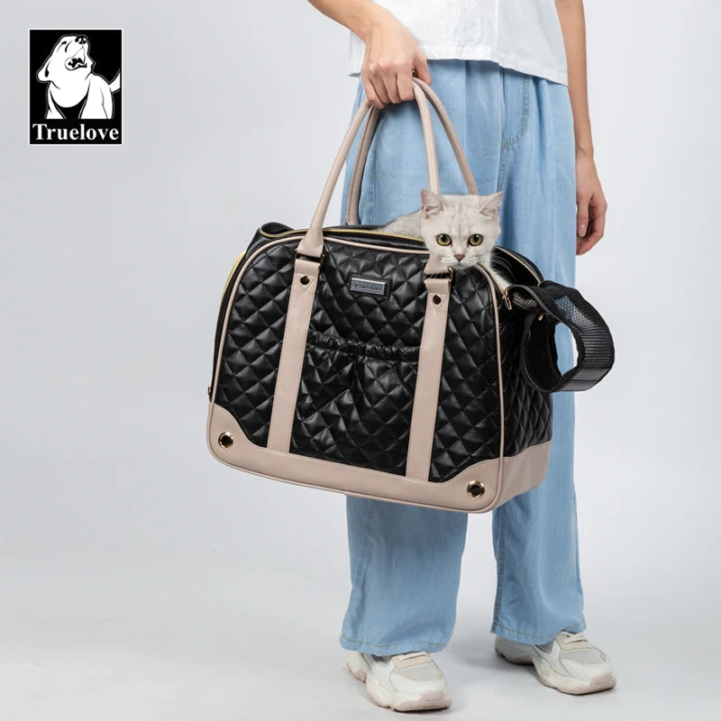 Truelove Pet Bag Pet Handbag Cat Shoulder Bag Suitable for Small Dogs and Cats Fashion Pet Outdoor Bag TLX6971