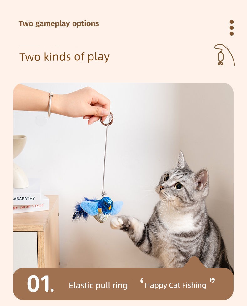 Artificial Toy Self-Hi Relieving Stuffy and Bite-Resistant Cat