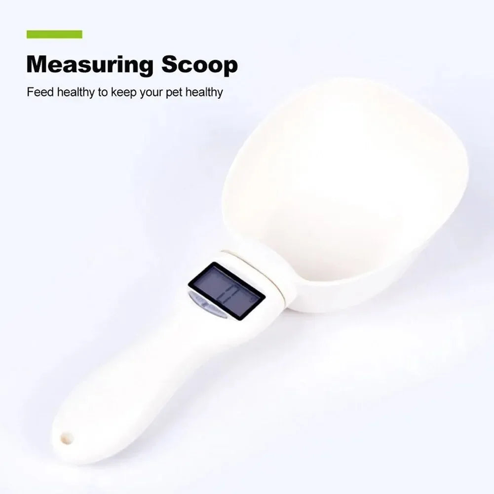 Household pet measuring cup, cat food, dog food, feeding metering spoon scale, shovel feeding, 800g/1g spoon scale