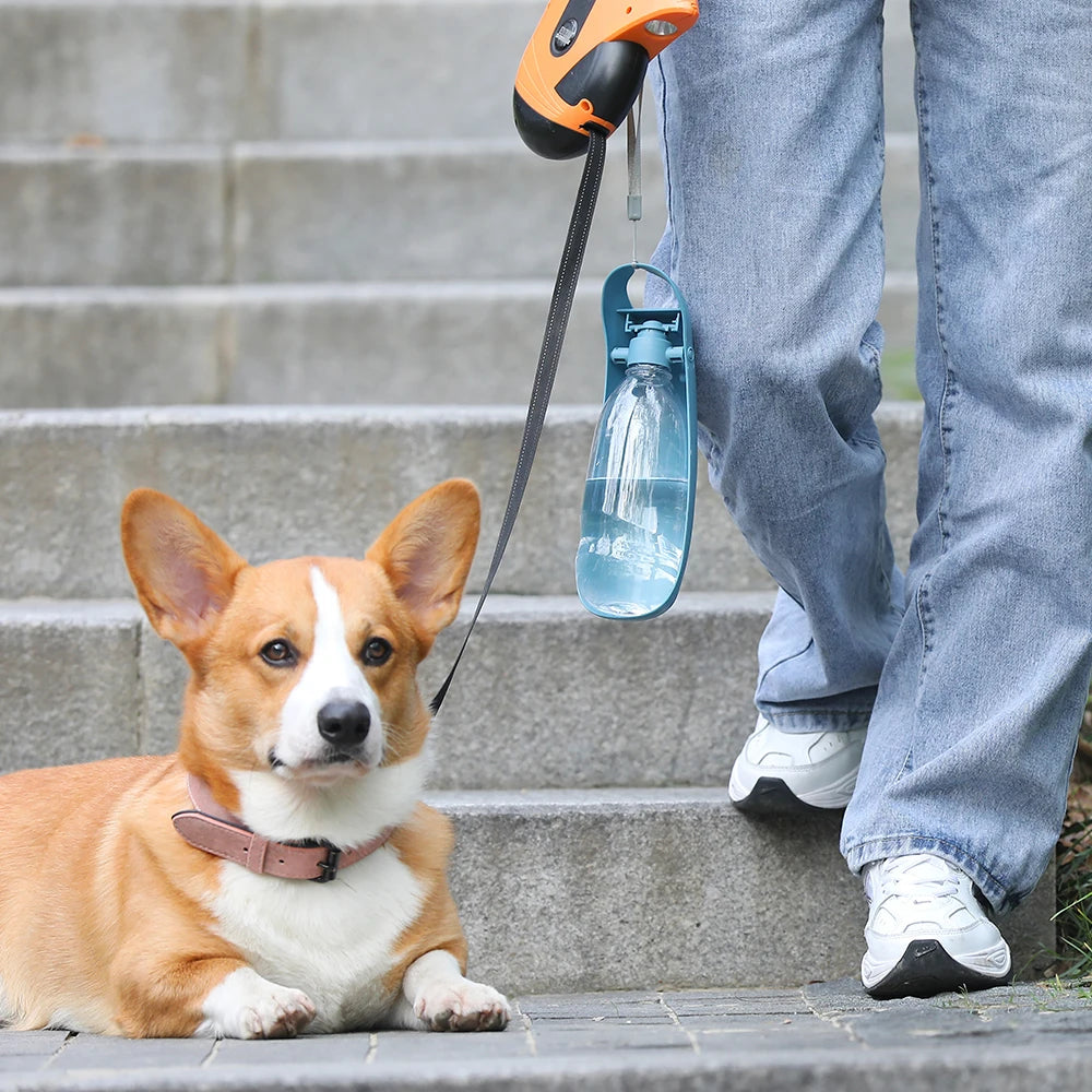 HOOPET Dogs Go Out Kettle Drinker Portable Water Cup Drinking Water Feeder Pet Accompanying Cup Water Bottle Walking Dog Supplie