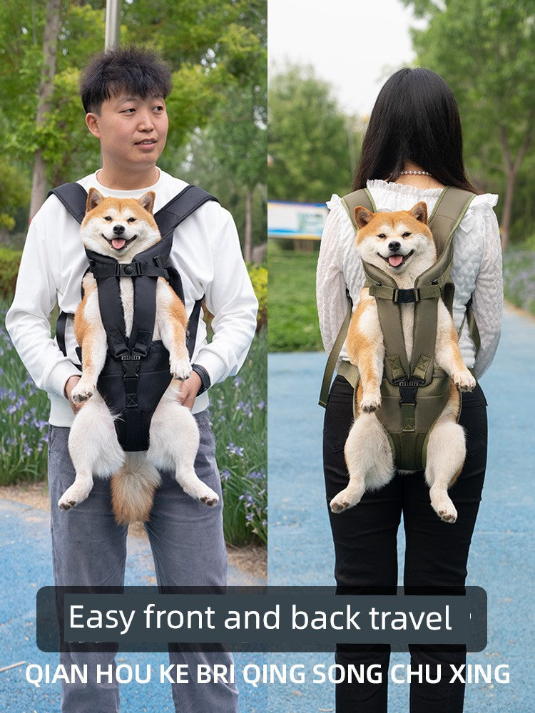 Shiba Inu Corgi Teddy Portable Big Dog Pet Backpack