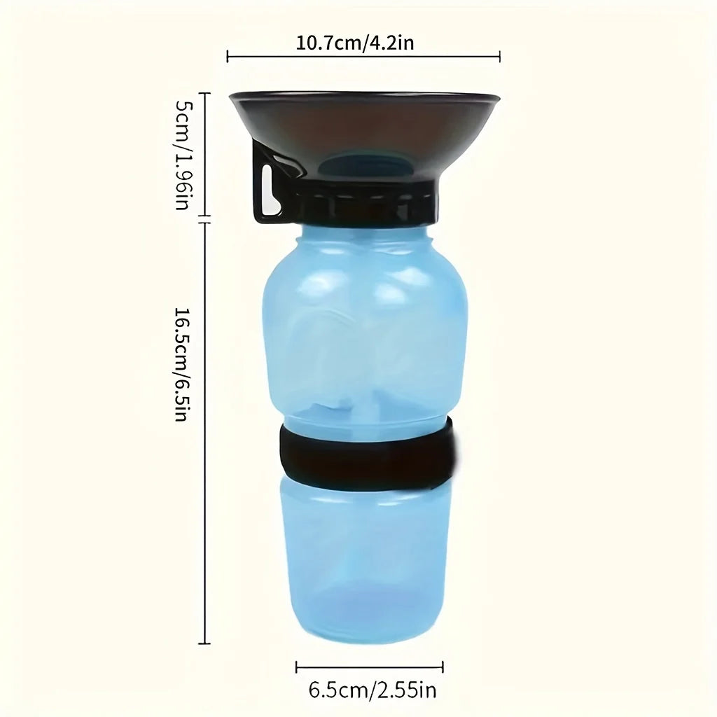 Dog Water Bottle, Portable Travel Water Bottle Dispenser For Dogs - Cats & Kitten Outdoor Travel Water Bottle Bowl,