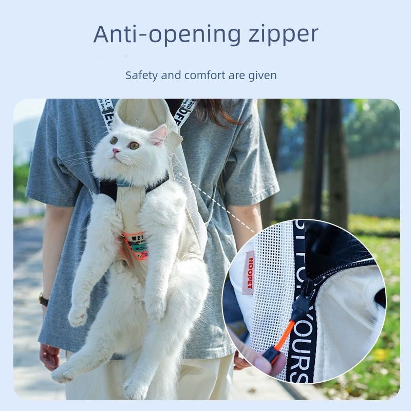 Pet Outing Convenient Breathable Chest Small Size Dogs Cat Bag