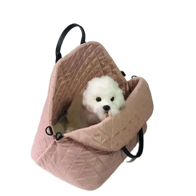 Sac de protection de siège de voiture pour chien et chat, sac de transport portable en tissu doux pour chien et chat, sac à bandoulière chaud de voyage pour chiens et chats, fournitures pour chiens