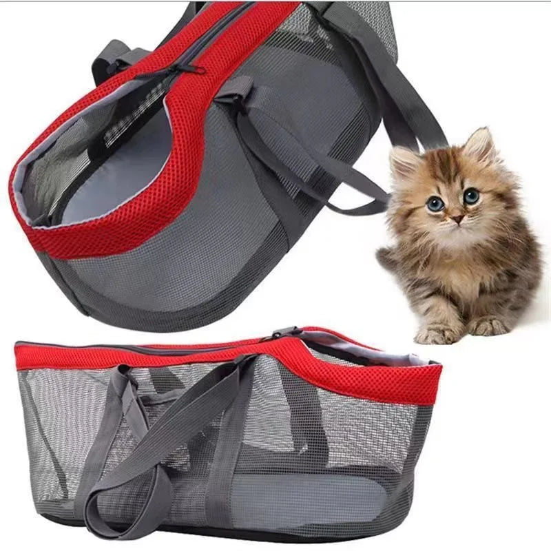 Pet Carrier Bags Mesh Foldable Pet Carrier Handbag Purse for Small Dogs Miniature Schnauzer Miniature Dogs