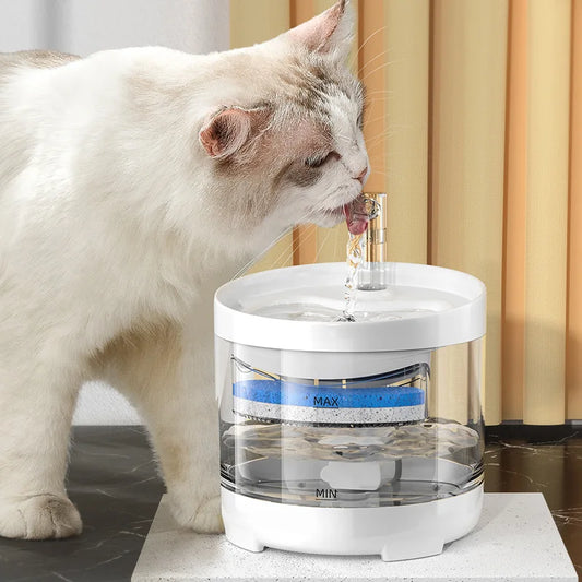 Fontaine à boire intelligente pour chat, distributeur d'eau automatique pour animaux de compagnie, bol à boire pour chat, filtre, fournitures pour chiots et chats