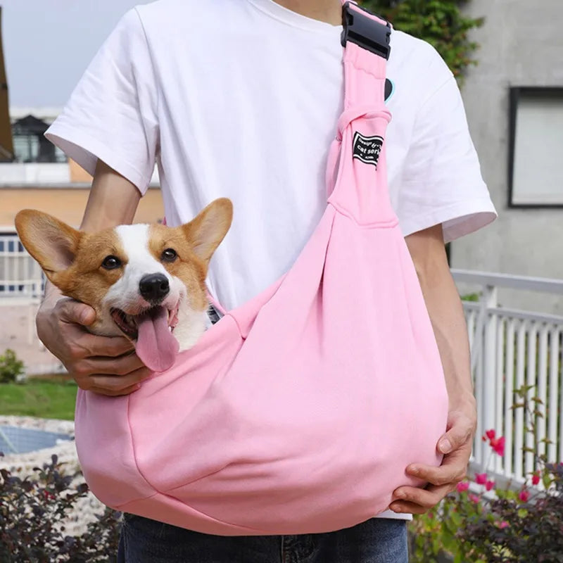 Pet Dog Carrier Bag Outdoor Travel Puppy Shoulder Bags Dogs Single Comfort Sling Handbag Tote Pouch Kitten Corgi Transport Pets