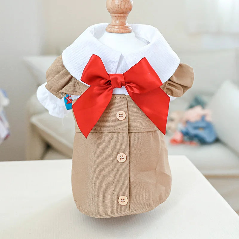 Dog Dresses For Small Dogs Luxury Summer Spring Party Girl Boy Wedding Pet Puppy Clothes XS XL Chihuahua Cat Outfit Accessories