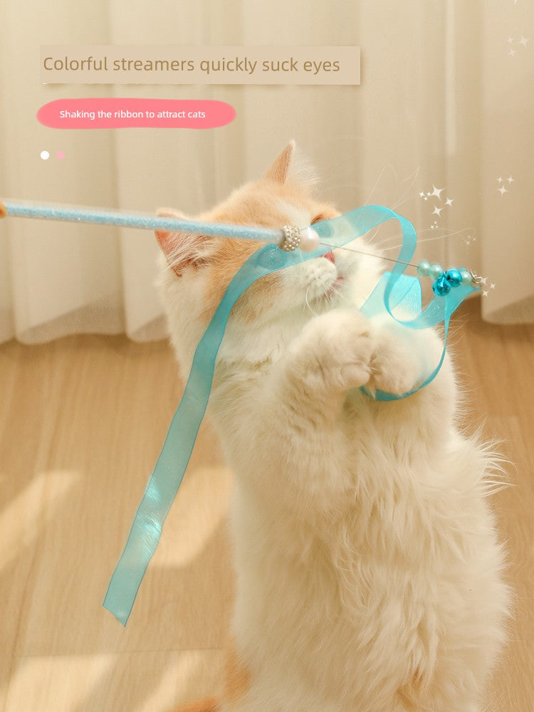 Relieving Stuffy Handy Gadget Retractable Replacement Head Cat with Bell