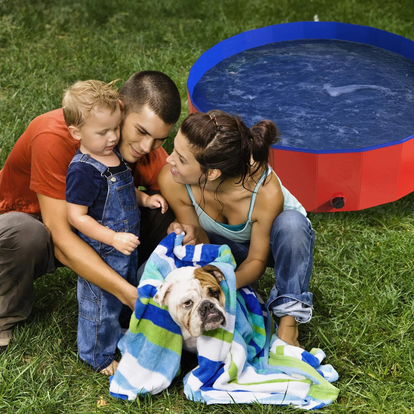 Piscina plegable para perros al aire libre, bañeras plegables portátiles para mascotas, productos para perros y gatos