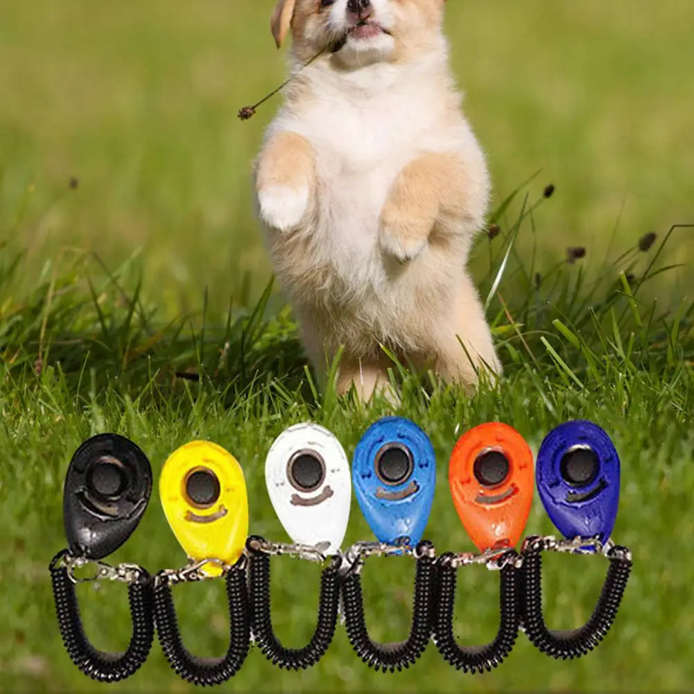 Lightweight Dog Training Clicker with Wrist Strap Behavioral Training Accessories For Cats Puppy Birds Horses