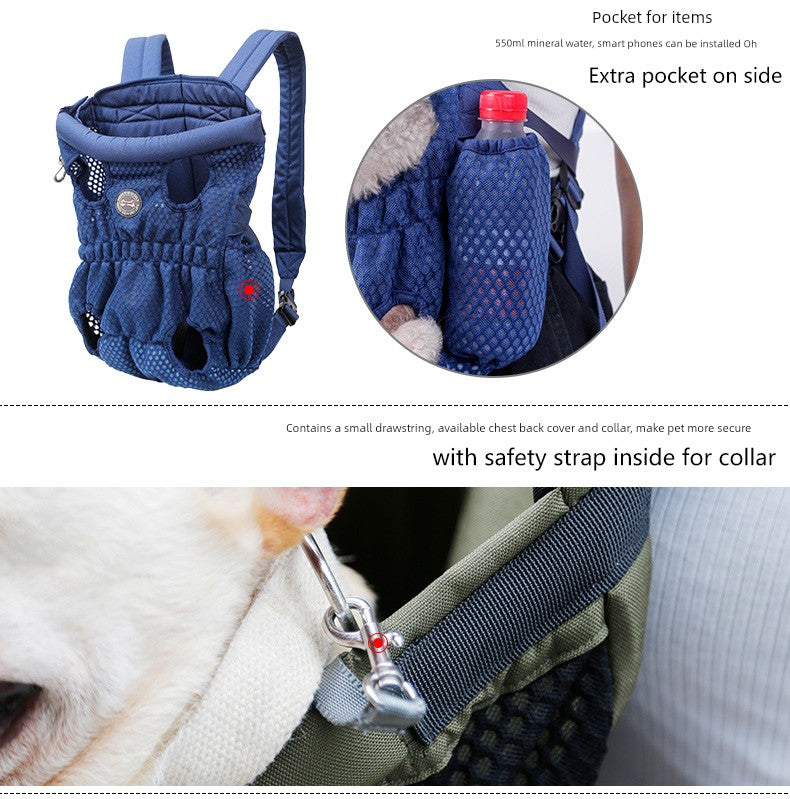 Dog Small and Medium-Sized Dogs Portable Teddy Pet Backpack