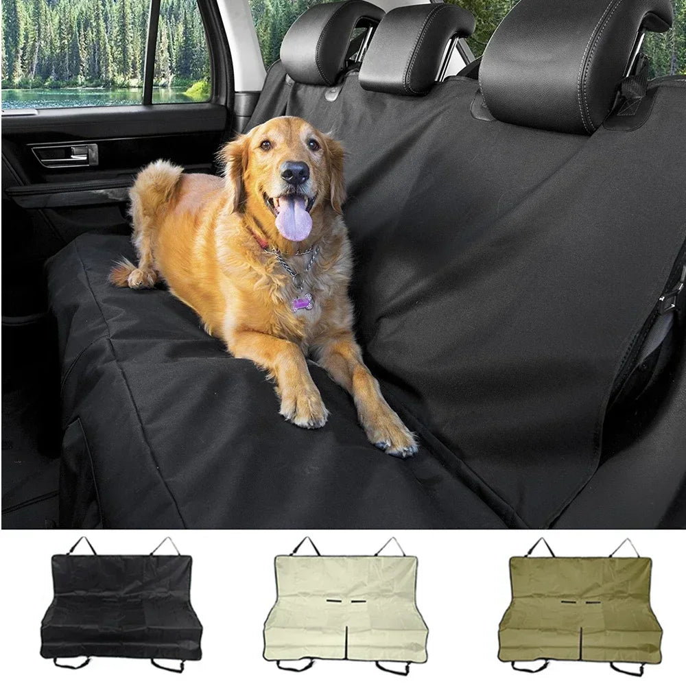 Dog Car Seat Cover Waterproof Pet Carrier Backseat Cushion Mat for Dogs Folding Cat Hammock Trunk Rear Back Seat