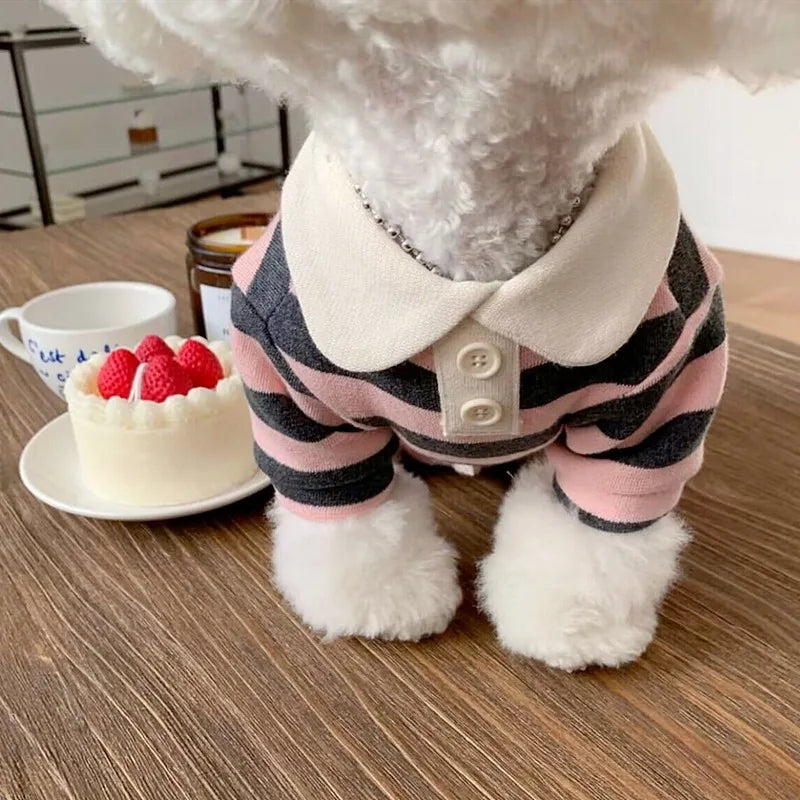 New Pet Dog Polo Shirt Dog Cool Clothes Soft Breathable Yorkie Chihuahua Puppy Clothes Dog Vest for Small Medium Dogs Costumes