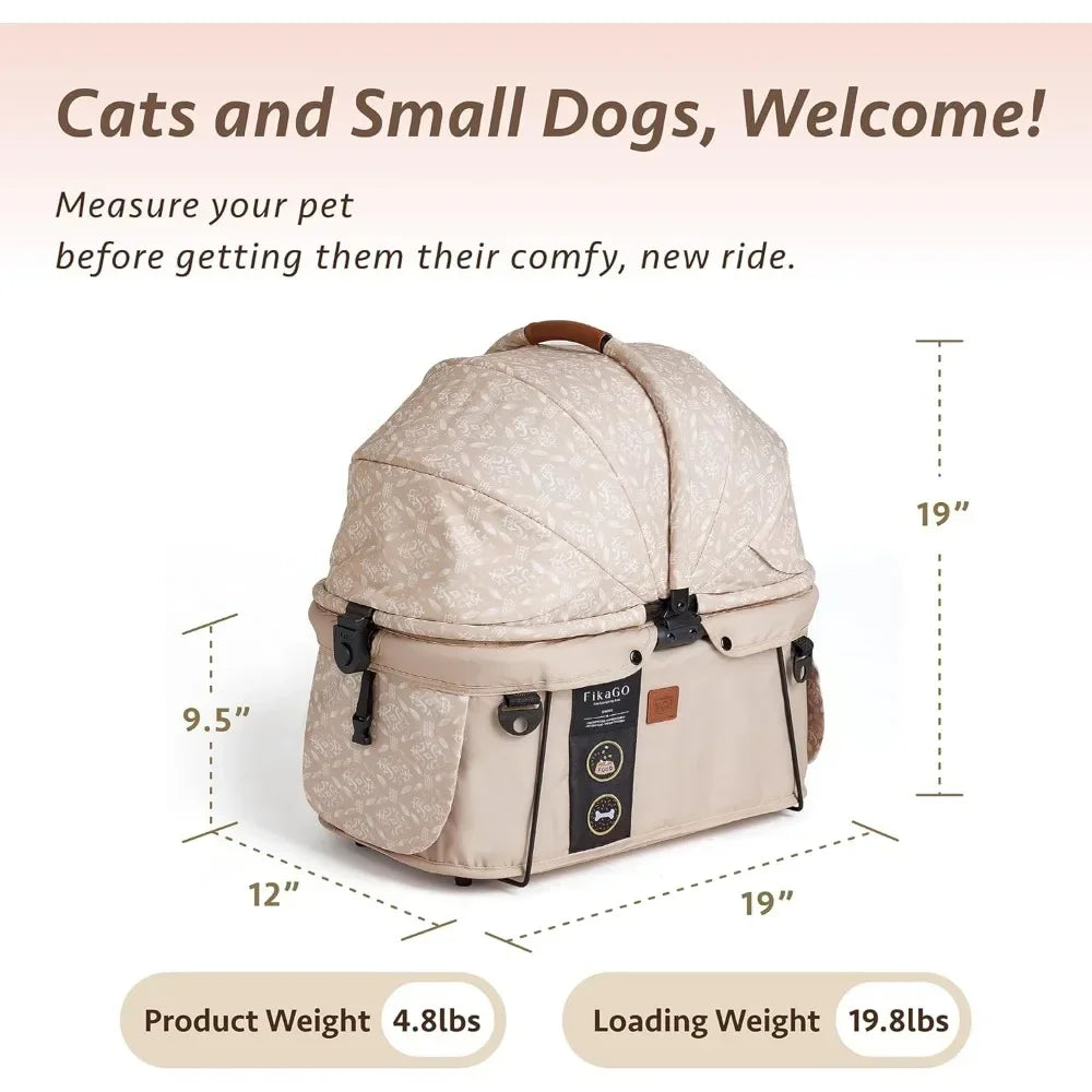 Small Dog Car Seat Carrier for Small Medium Sized Dogs Pet Booster Seat Doggy Carseat Cat Carrier Puppy Car Seat