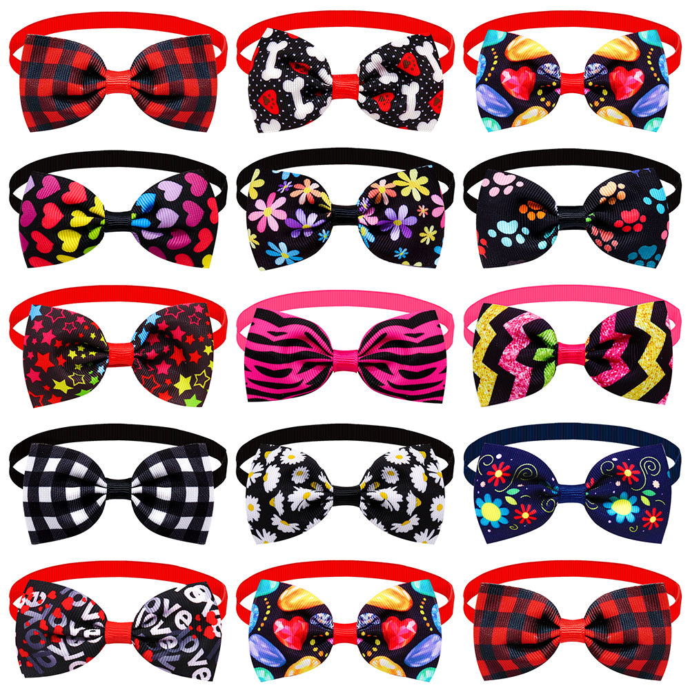 20PCS Dog Bluk Bow tie Fashion Dog Supplies Small Dog Cat Bowties Pet  Accessories For Dogs Accessories Pet Supplies Dogs