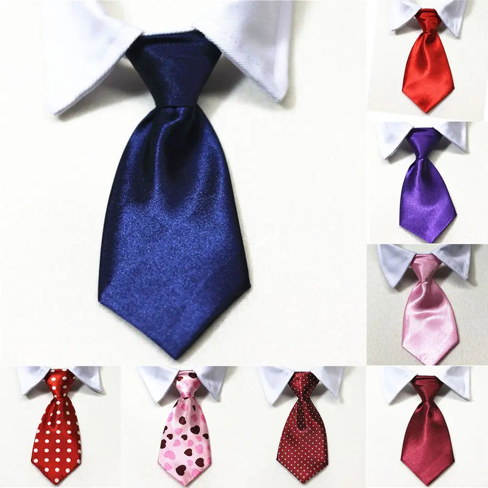 Dog Necktie Adjustable Grooming Cat Formal Tie Tuxedo Bow Ties Cute Cotton Dog Suit Comfortable Pet Accessories