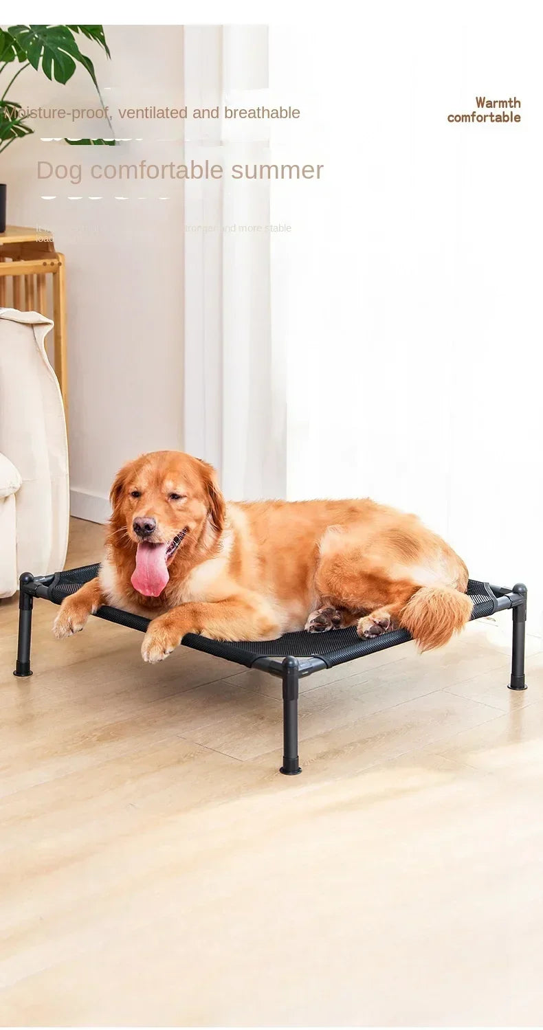 Elevated Pet Bed Dog Cat  Folding Pet Camping Bed Cat Dog House Portable Removable Washable Four Seasons Cats Kennel Puppy Beds