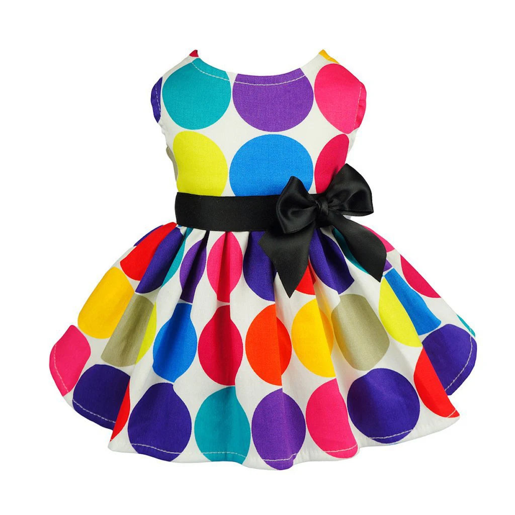 Pet Dress For Dogs Cats Cozy Summer Puppy Skirt Pet Dress Sundress Princess Party Small Dog Skirt Outfit Dog Clothes