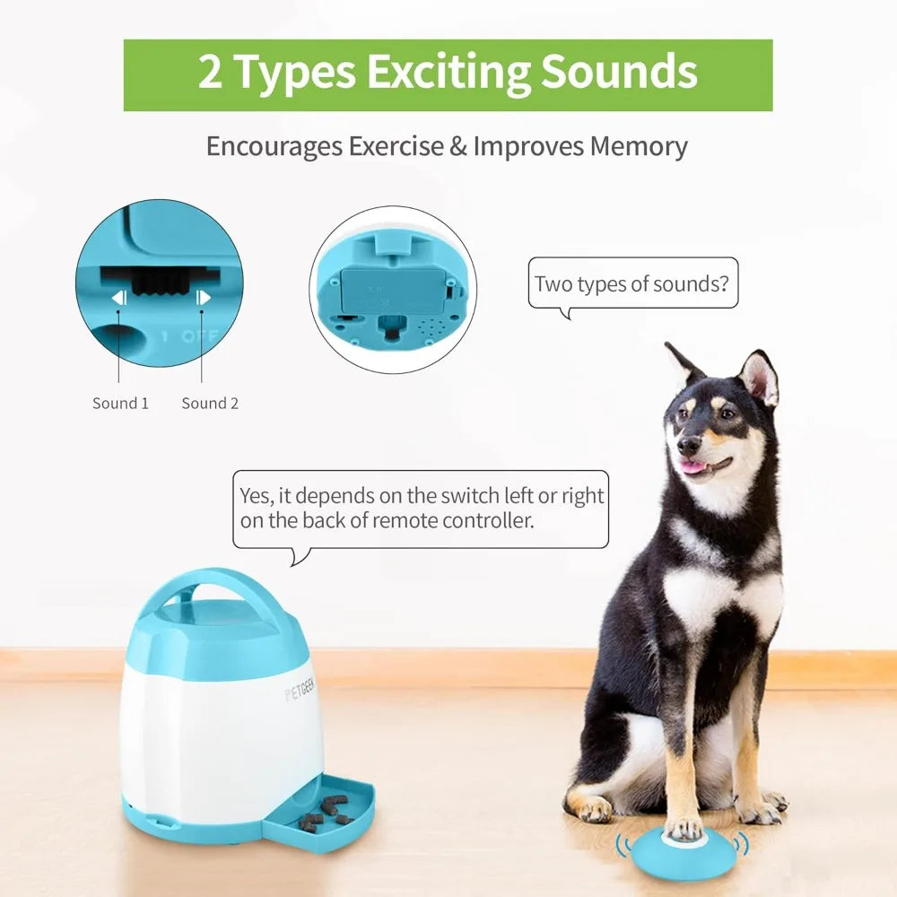 Automatic Dog Treat Dispenser, Interactive Dogs Toys Treat Dispensing, Electronic Dog Puzzle Toys, Pet Toys, Automatic Feeders