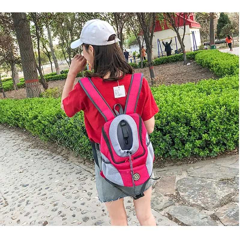 Carrying Pet Cat Dog Backpack Out Walking Travel Portable Transport Bag Animal Backpack Small Dogs Chihuahua Backpack