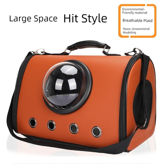 Space Capsule Teddy Crossbody Portable Good-looking Cat