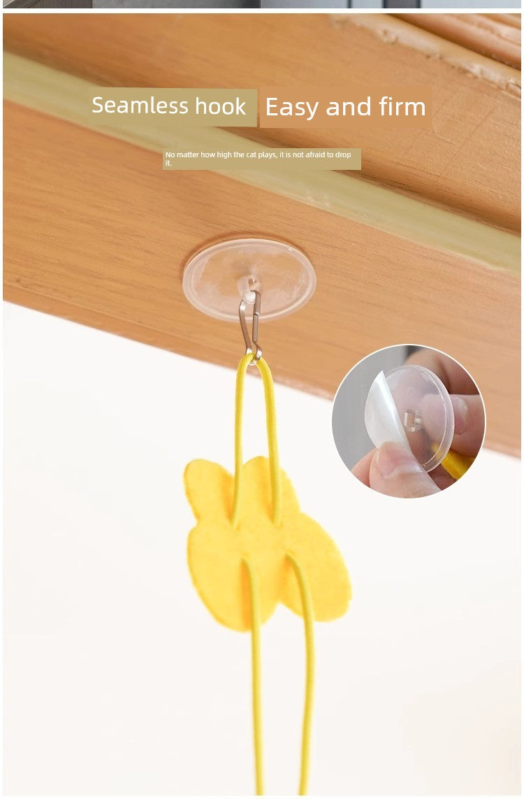 Self-Hi Relief Elastic Bell Little Mouse Cat Toy