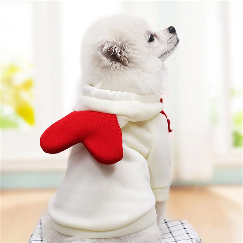 Cute Fruit Dog Clothes for Small Dogs Hoodies Warm Fleece Pet Clothing Puppy Cat Costume Coat for Puppy Small Medium Dogs Cats