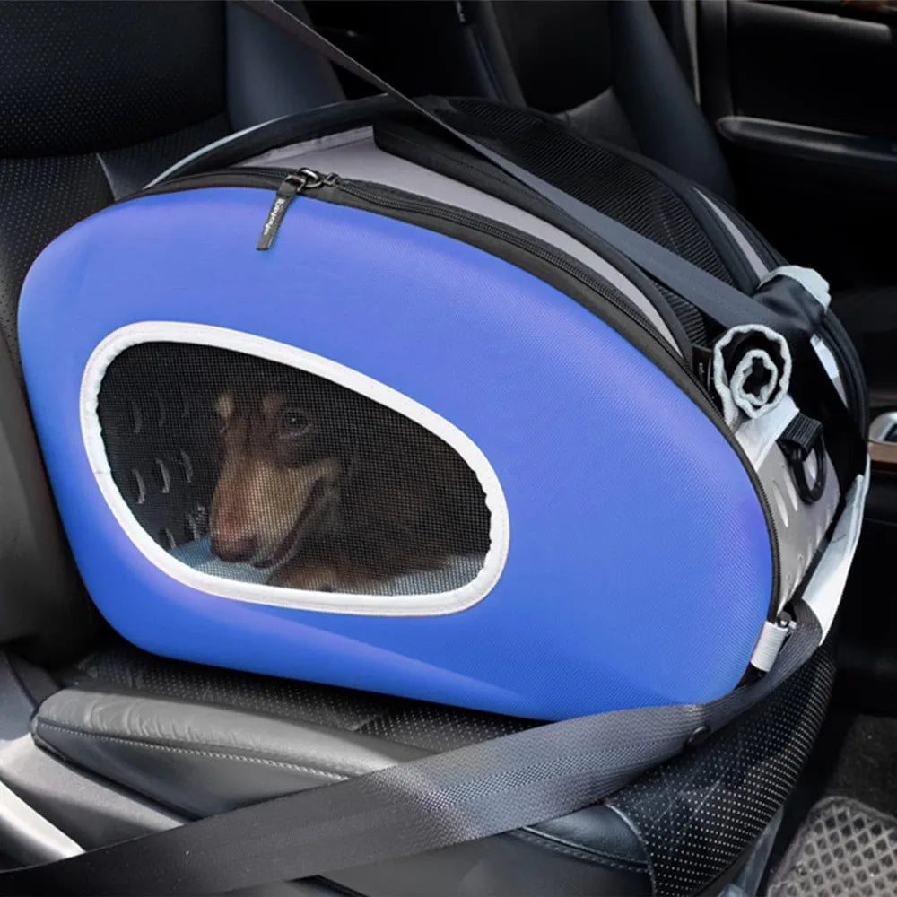 Pet Car, Five in One Convertible and Foldable Small - Multifunctional Combination - 16 Pound Pet - Pink, Cat and Dog Pet Car