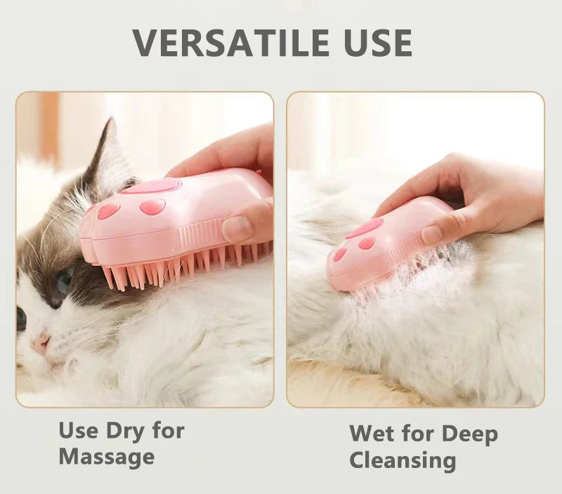 Steam Brush - Great for managing shedding dogs or cats